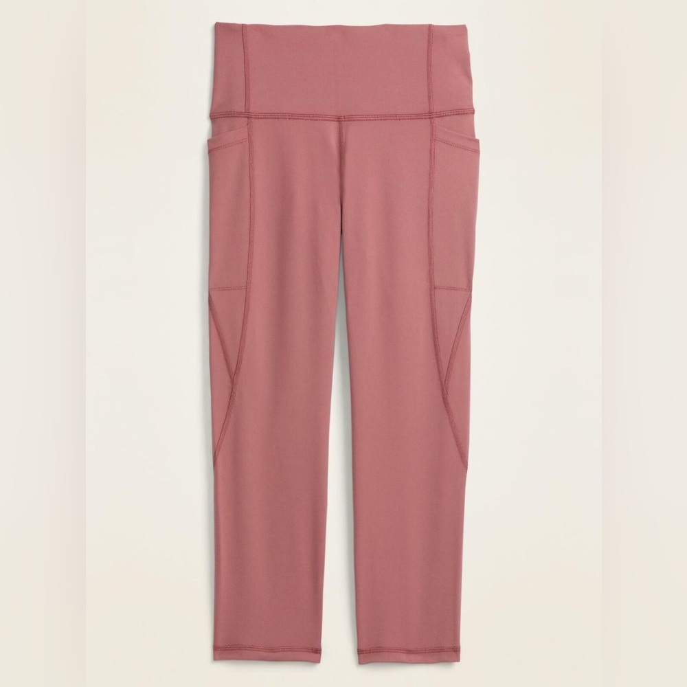 Old Navy Active Go Dry Elevate Leggings Dusty Pink Women’s Size Medium